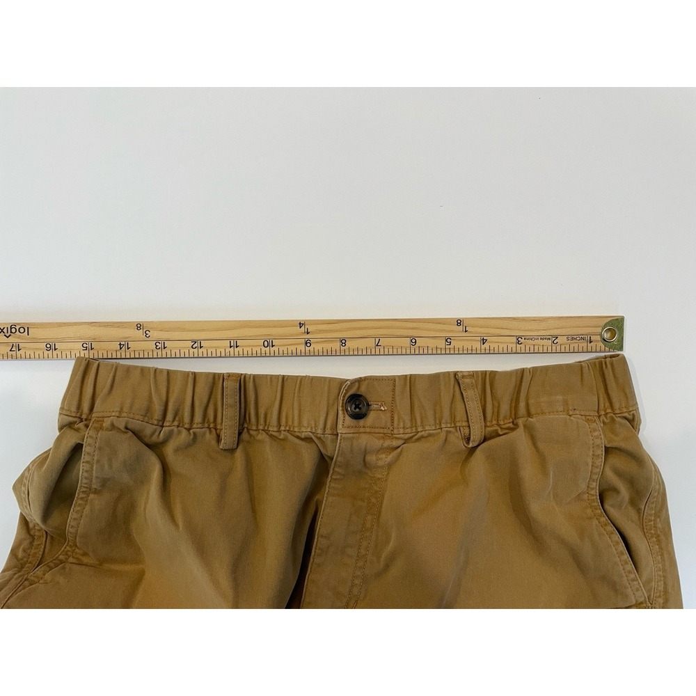 Bearbottom Cargo Joggers Men Large 32 Tan Khaki Brown Stretch Pants Outdoor READ - Picture 5 of 8